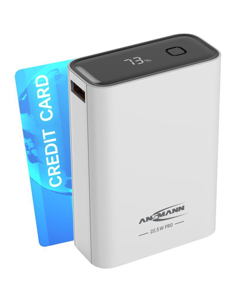 Powerbank 20000 mAh PB222PD weiß - Lithium-Polymer, 20000mAh, USB Typ-C