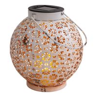 2er-Set LED Deko-Solarleuchte lb: 18cm weiß - 2er-Set LED Deko-Solarleuchte lb: 18cm weiß