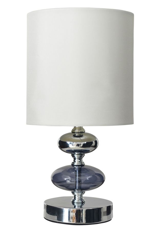 Stoff - Tischleuchte Mali h:28,5cm - E14, 40W, IP20