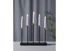 Kerzenleuchter Greta - IP20, Schwarz, Warmweiss