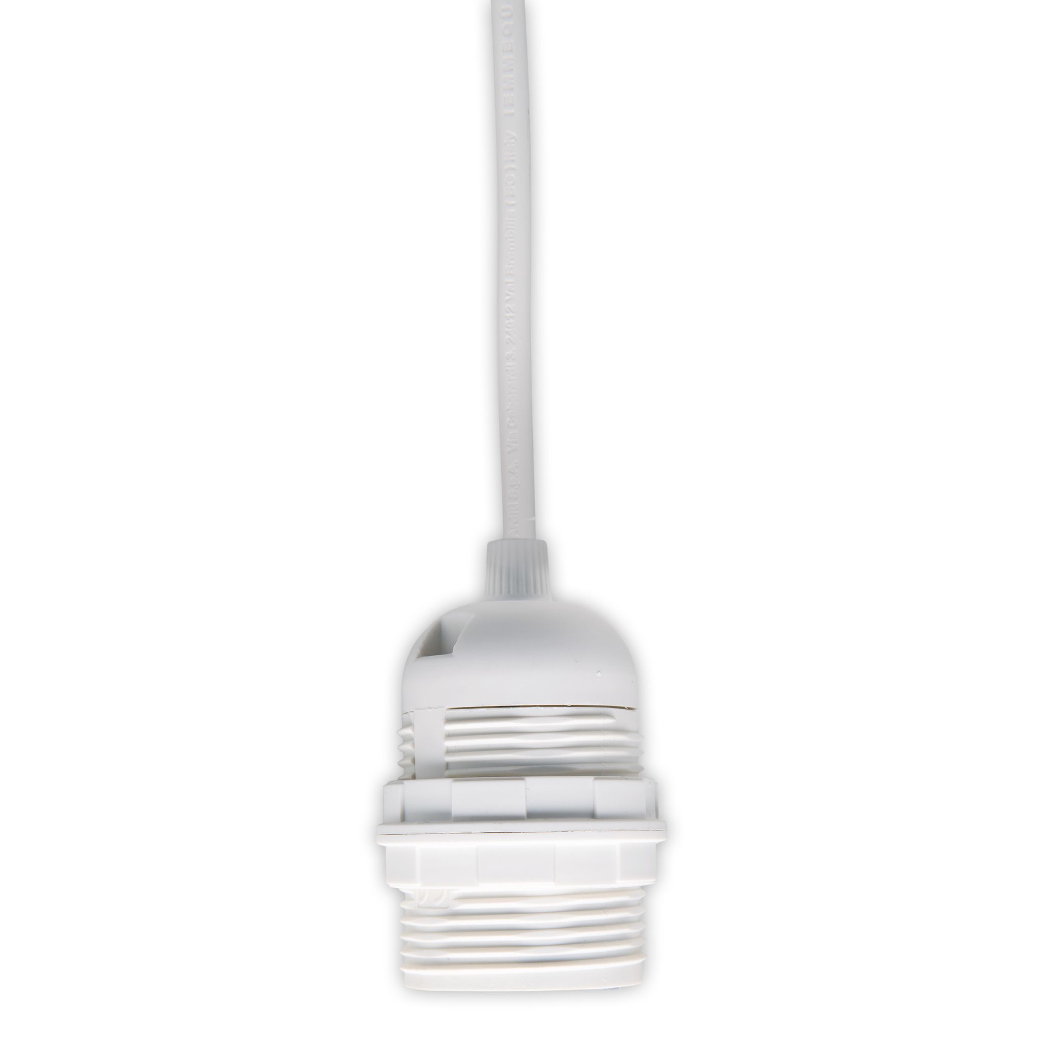 Schraubmantelpendel 80cm in weiss - IP20, E27, weiss