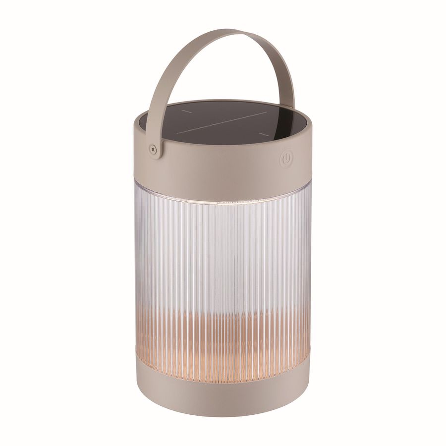 Coupar, Solar-Tischleuchte, Schwarz - LED-Modul 3.2W, IP44, schwarz