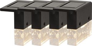 Solar-Wandleuchte Bubbly Fence - IP44, Warmweiss, 4 LED'S