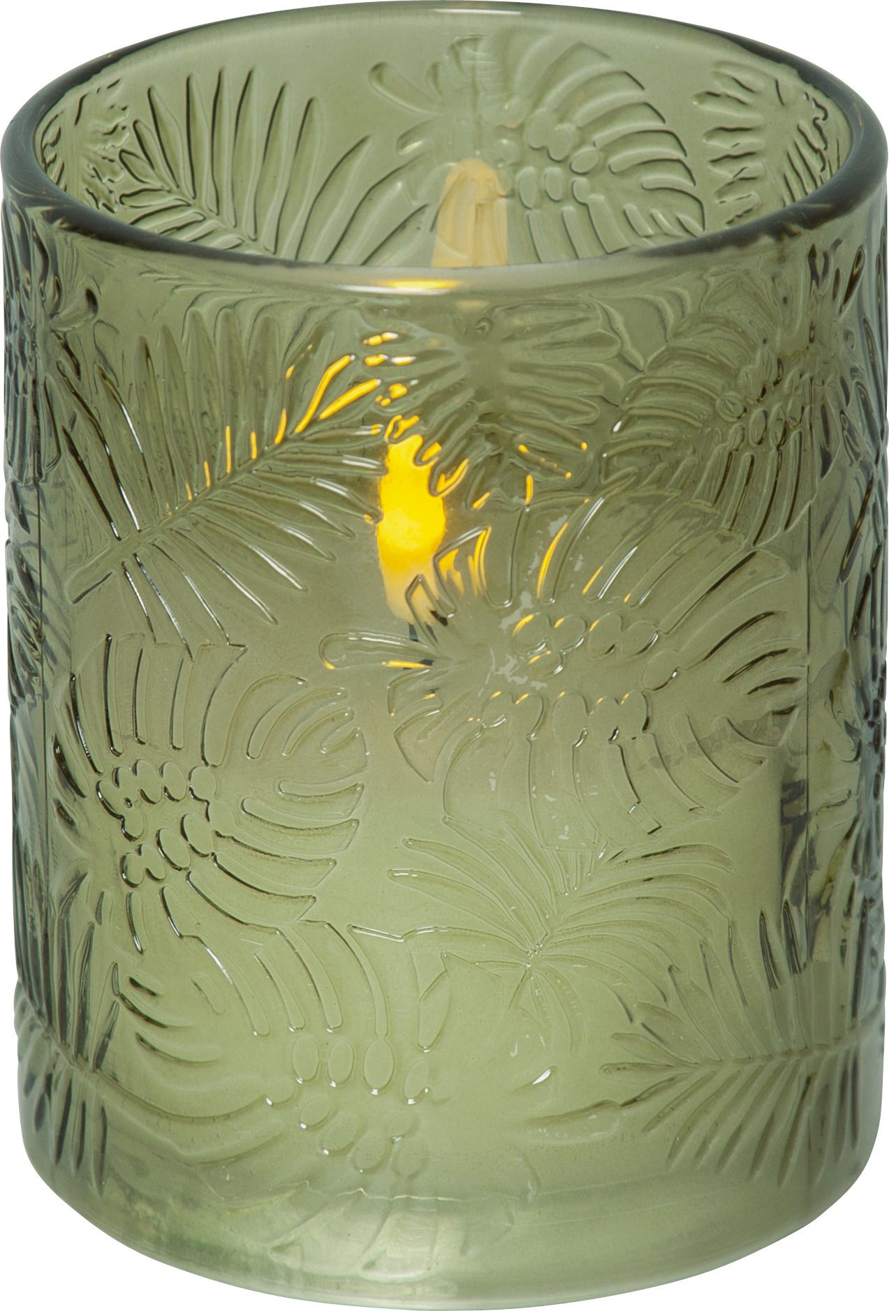 LED Pillar Kerze Flamme Leaf - IP20, Warmweiss, 1 LED's