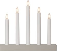 Kerzenleuchter INEZ - IP20, Beige, Kaltweiss