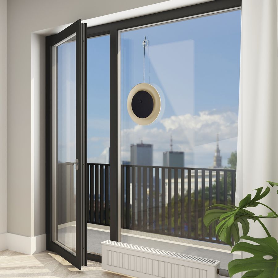 Solar- Tischleuchte Hängeleuchte SOLAN almond H: 41,5 cm - 3000K, 120lm, 1W, IP54