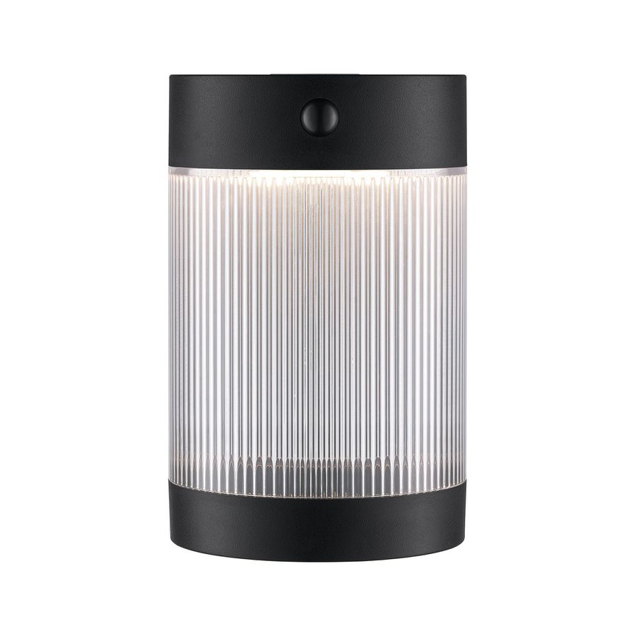 Solar-Wandleuchte COUPAR - LED-Modul 3.2W, IP44, schwarz