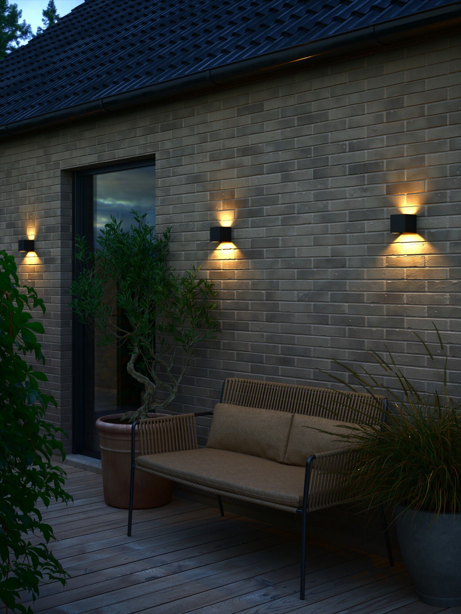 Wandleuchte Milda Kubi - 4.9W, LED Module, IP44