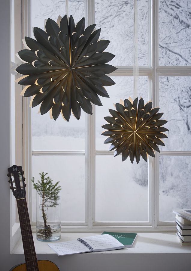 Papierstern Clipp - IP20, Grün