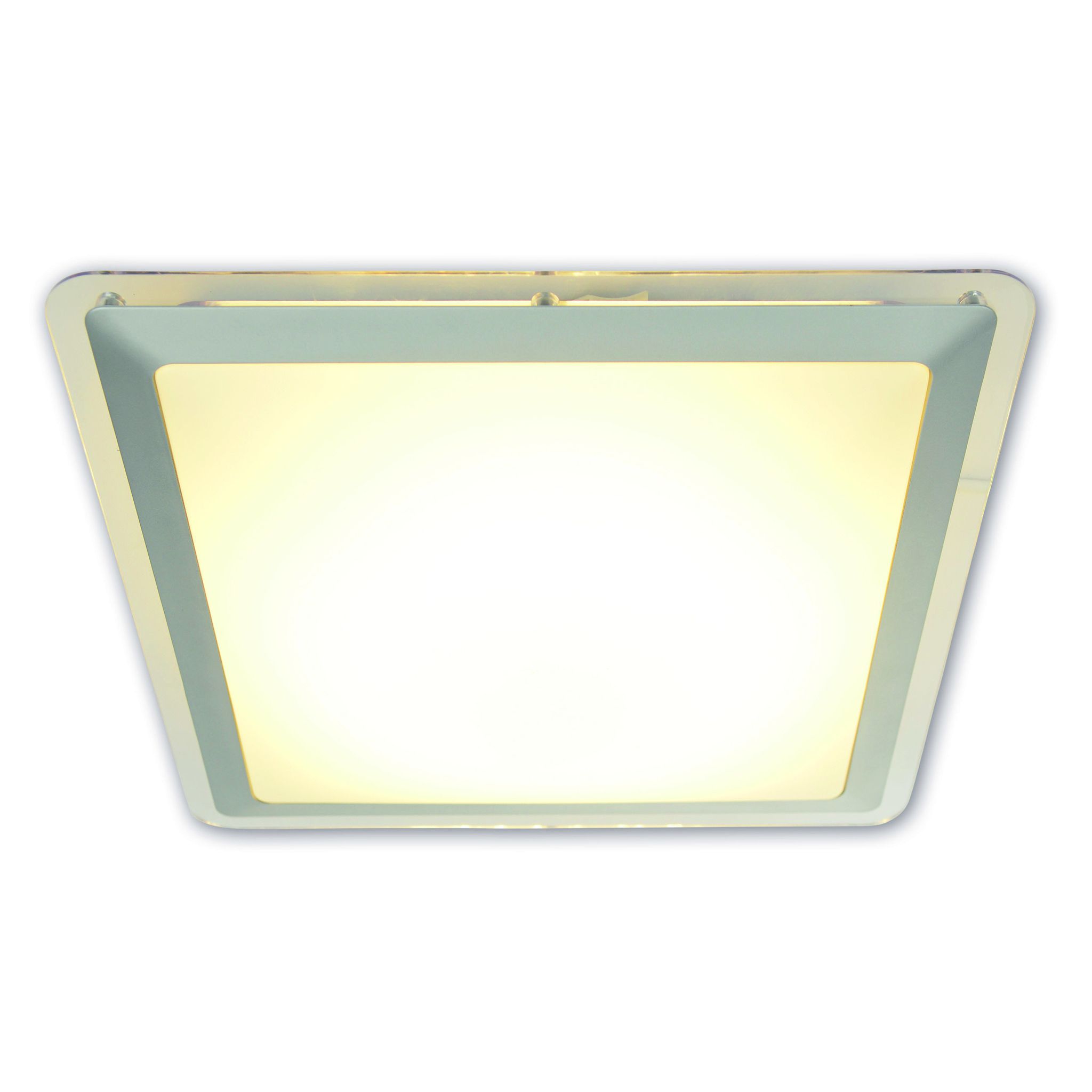 LED Deckenleuchte Bradfort d:33,5cm - LED fest verbaut, 3000K, warmweiss