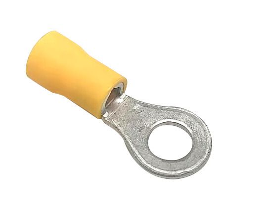 Ringkabelschuh - 4-6mm, M6, Gelb, 100Stk