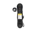 Standard Line Multipresa - 6xT13, 3m Kabel, H05VV-F 3G1mm2, schwarz, kein Kinderschutz, ext. Schalter