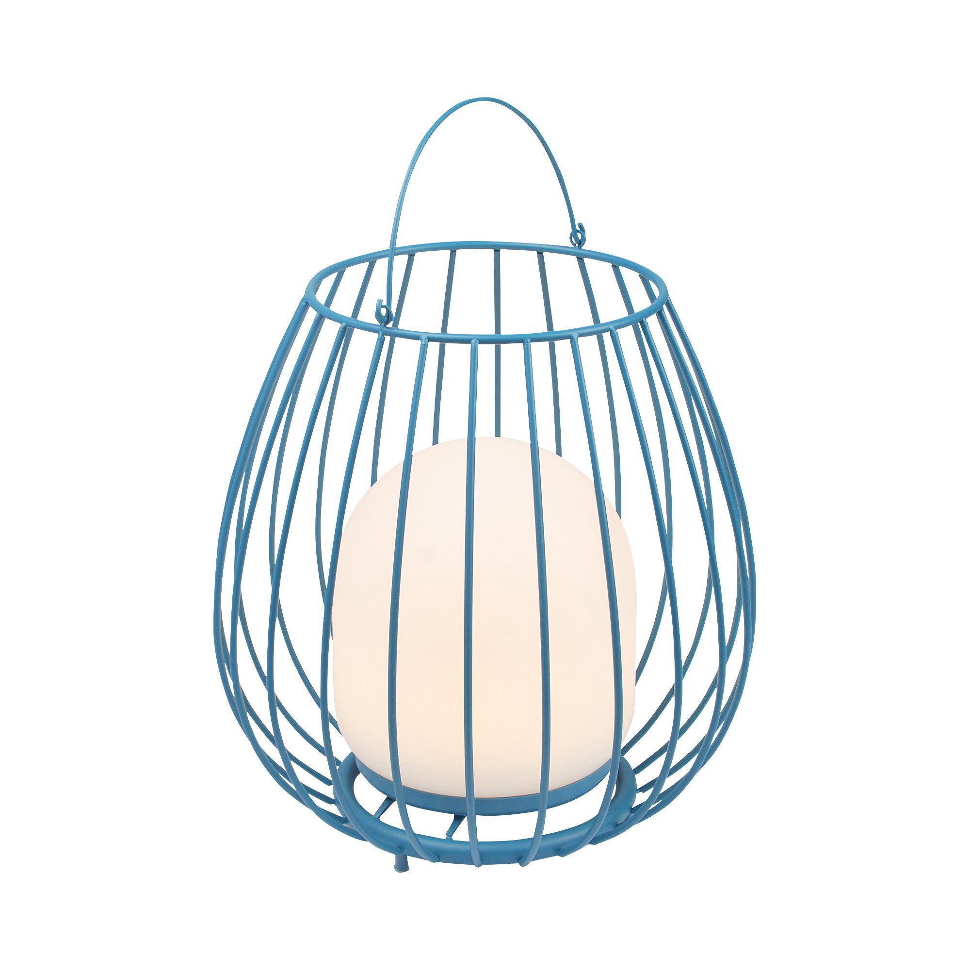 Jim To Go, Blau - 3W, 300lm, 2700K , IP54, dimmbar, blau, USB-C Ladeanschluss, D=280mm, H=384mm