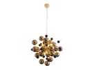Pendelleuchte Explosion Copper (Gold) - G9, max. 10x20W, IP20, chrom, nicht dimmbar, exkl. Leuchtmittel, D=650mm, H=650mm, PL=1500mm