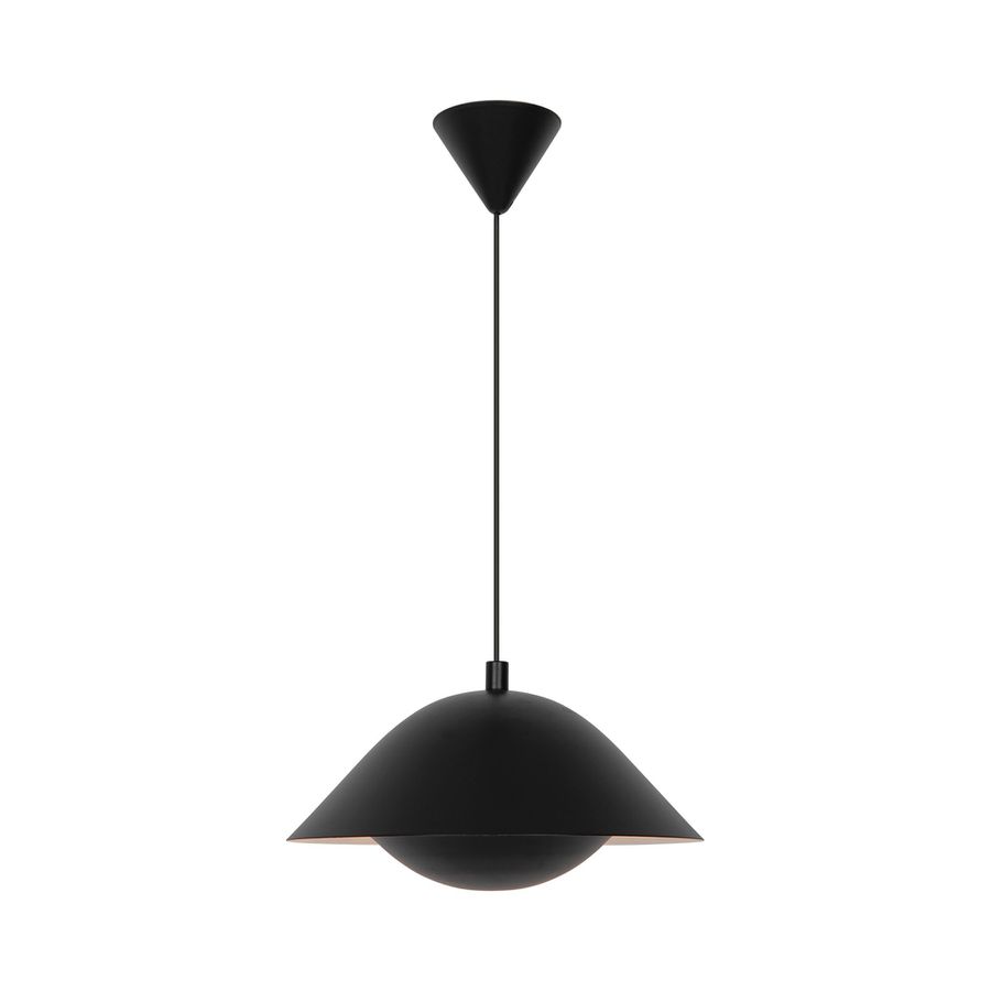 Pendelleuchte FREYA 35 - E27, max.40W, IP20, schwarz, dim. optional, exkl. Leuchtmittel, L=350mm, B=350mm, H=170mm, PL=2000mm
