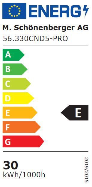 LED Aufbauleuchte REDONDO PRO (330) - 18W/24W/30W, 2160lm/2880lm3600lm, 3000/4000/5000K, IP54, weiss, nicht dimmbar, D=330mm, H=52mm