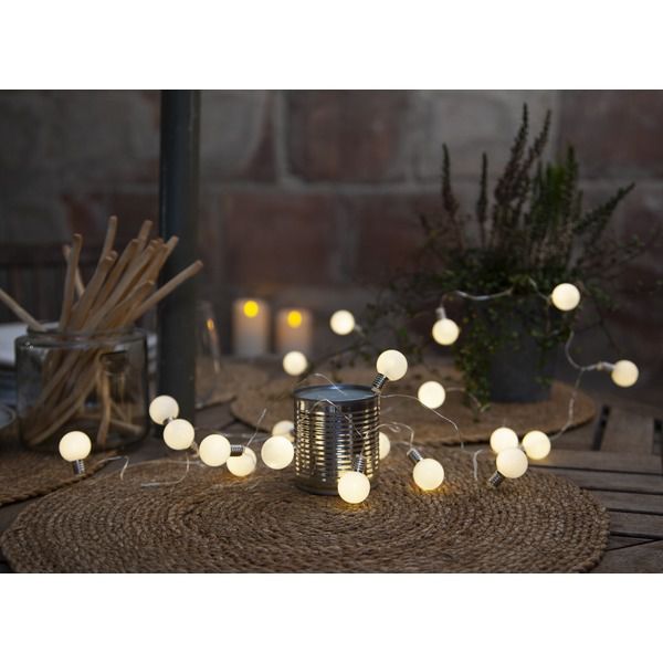 Lichterkette Mini Glow Batteriebetrieben - IP20, Warmweiss, 20 LED's, 300cm