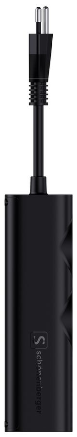 67W GaN Fast Charging Station - 2x T13, Out: USB-C1/ C2/ C3: 67W PD, C1+C2 shared: 45W + C3: 20W, USB-A: 5W, GaN, 2m Kabel, schwarz
