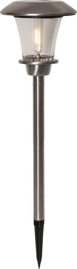 Solar Wegbeleuchtung Francis - Warmweiss, IP44, Silber