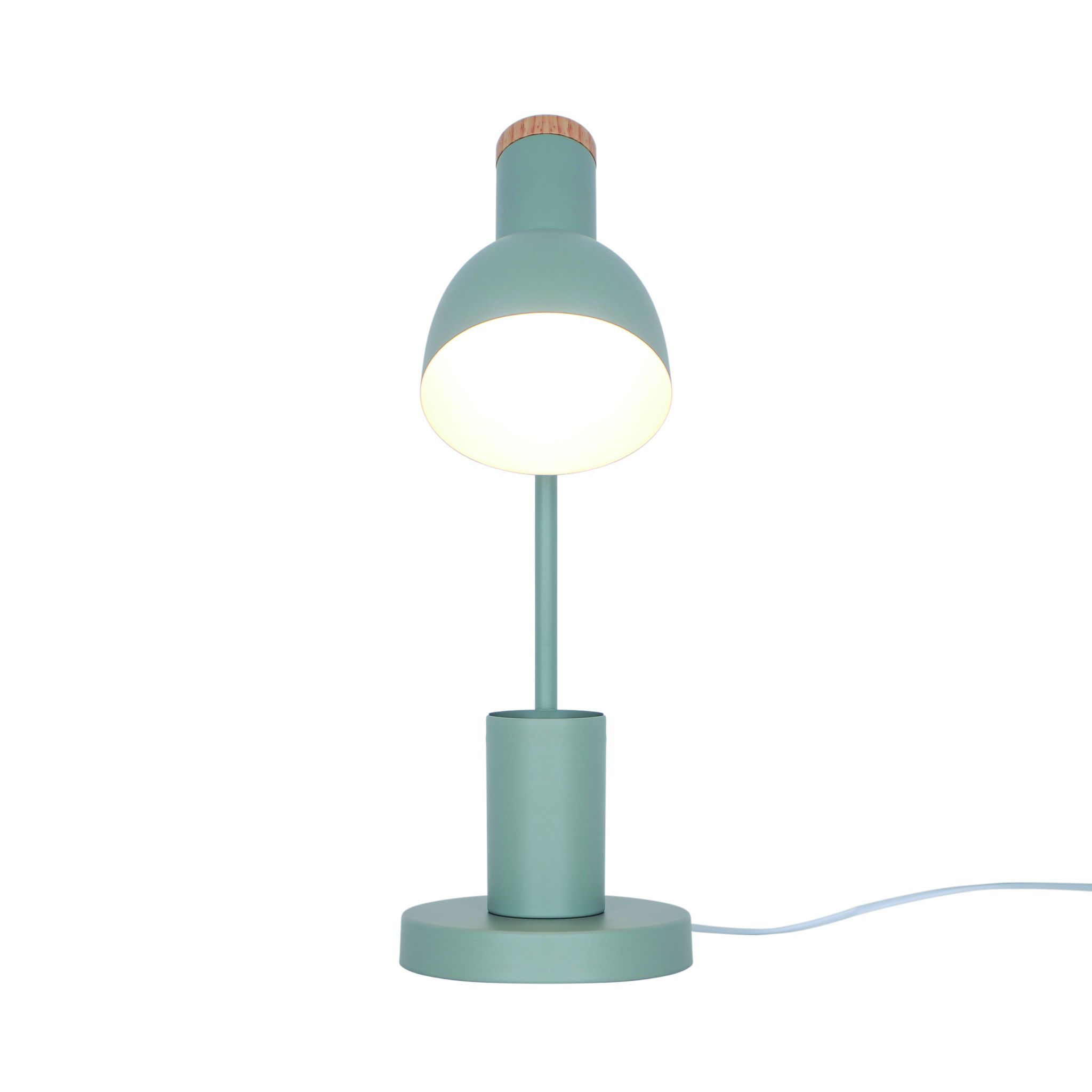 Tischleuchte Devone Dusty Grün - 15W, E27, IP20