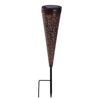 2er-Set LED Solarleuchte PAULA mit Erdspiess H: 40 cm - IP44, 0.06W, Warmweiss