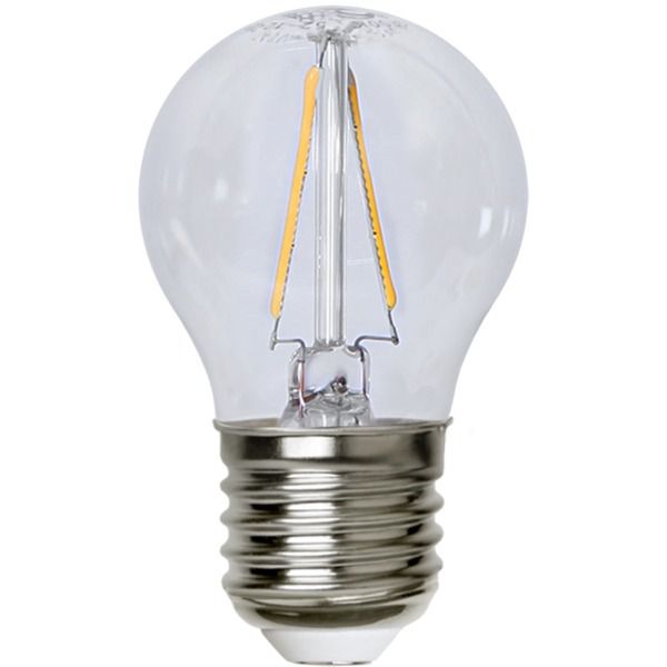 LED Leuchtmittel E27 G45 Clear - E27, 250Lm, 2700K, 2W, 220-240VAC