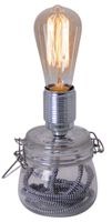Glas-Tischleuchte klar d: 11cm Max - E27, 40W, IP20