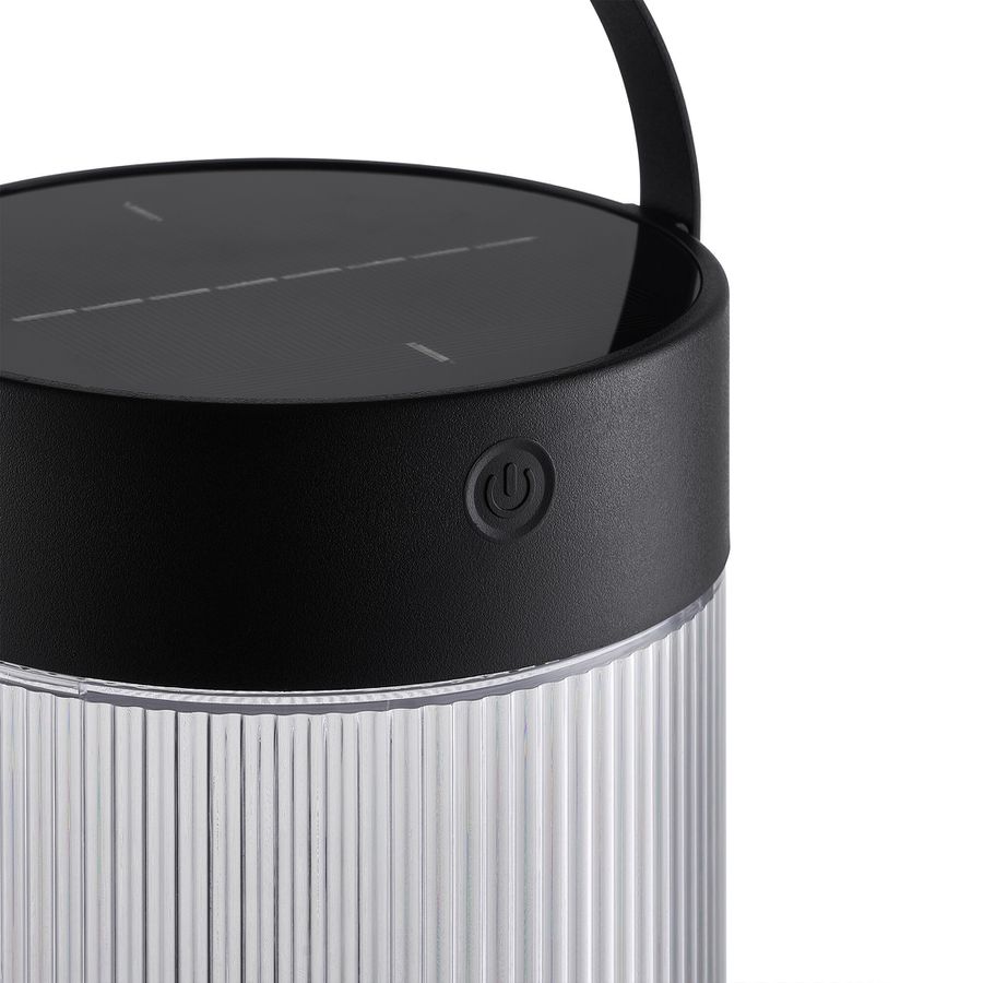 Coupar, Solar-Tischleuchte, Schwarz - LED-Modul 3.2W, IP44, schwarz