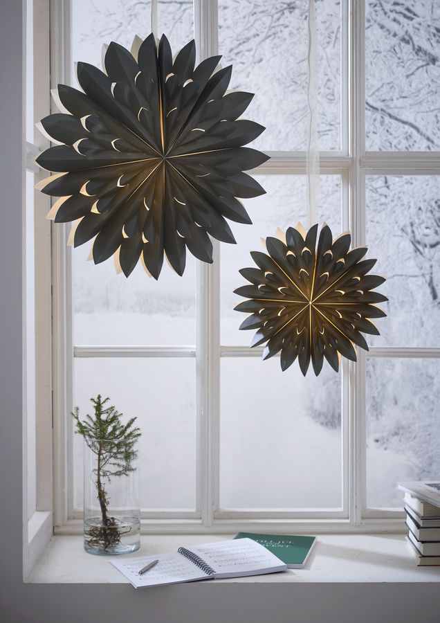 Papierstern Clipp - IP20, Grün