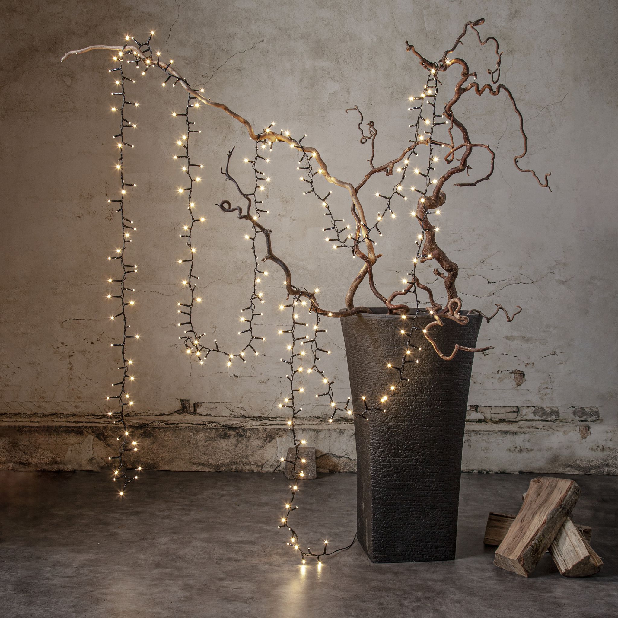 Lichterkette Shiny - IP44, Warmweiss, 1200 LED's, 2400.00 cm