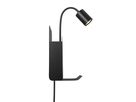 Roomi indoor, Wandleuchte, Schwarz - IP20, GU10