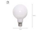 LED Leuchtmittel E27 G95 Opaque Filament RA90 3-step - E27, 800Lm, 2700K, 7W, 220-240VAC