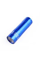 GIGANTBLUE LED Taschenlampe, blau, 93x28mm, 9 LED's, exkl. 3xAAA Batterien