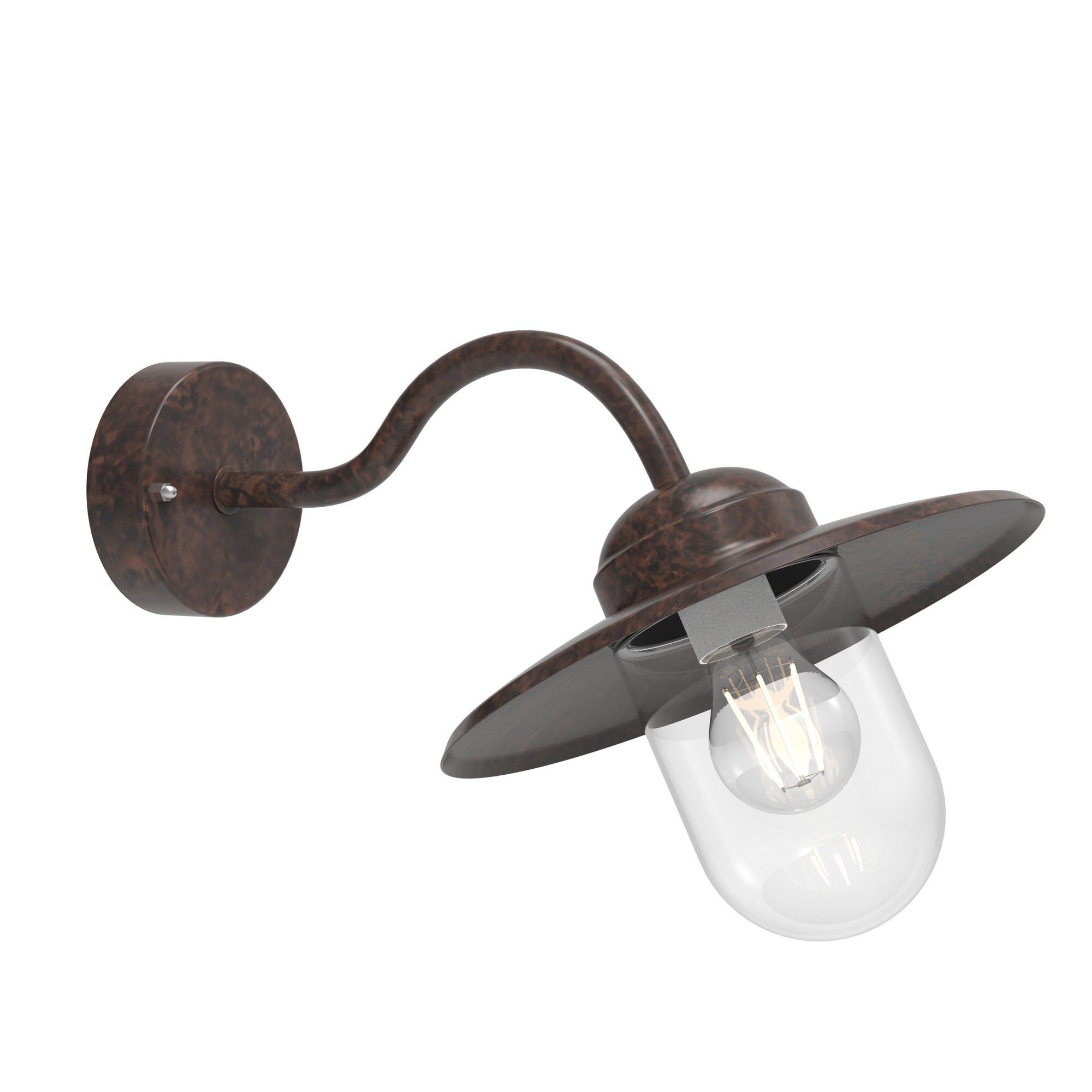 Luxembourg, Wandleuchte, Rost - E27, max.60W, IP54