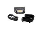 LED Profi-Stirnlampe HD280RS - 3.7V DC (USB) 3W, 280lm, IP65, max. 9h, 21m, L=78.4mm, B=47.4mm, H=45.9mm