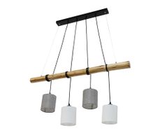 4er Pendelleuchte MALTA - E27, IP20, 40W, 230V