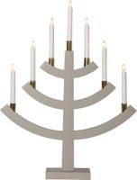 Kerzenleuchter Gillian - IP20, Beige, Warmweiss