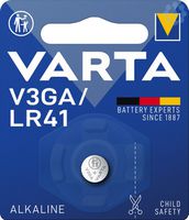 VARTA Knopfzelle Batterie V3GA / LR41 - 1er Blister