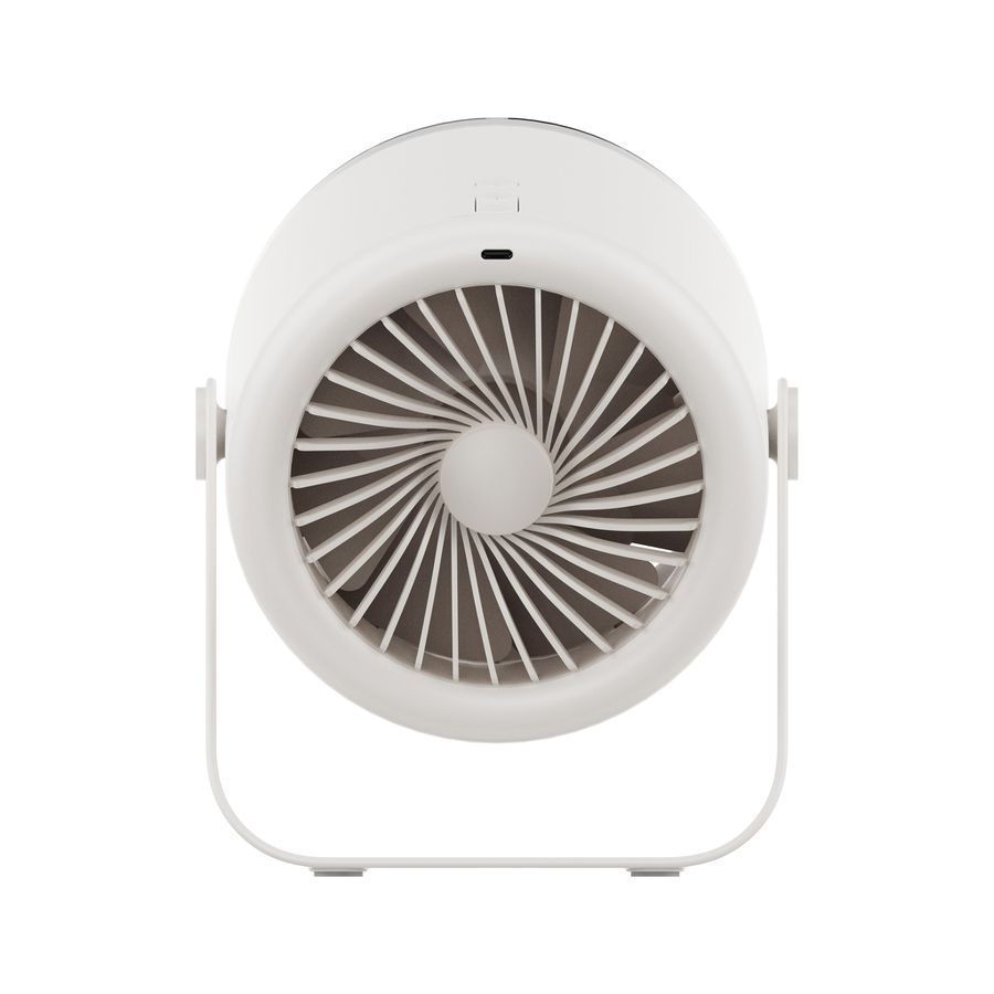 KALYPSO Tisch- und Wand-Ventilator AF02 weiss - 3600mAh, inkl. USB-C Kabel, wiederaufladbar