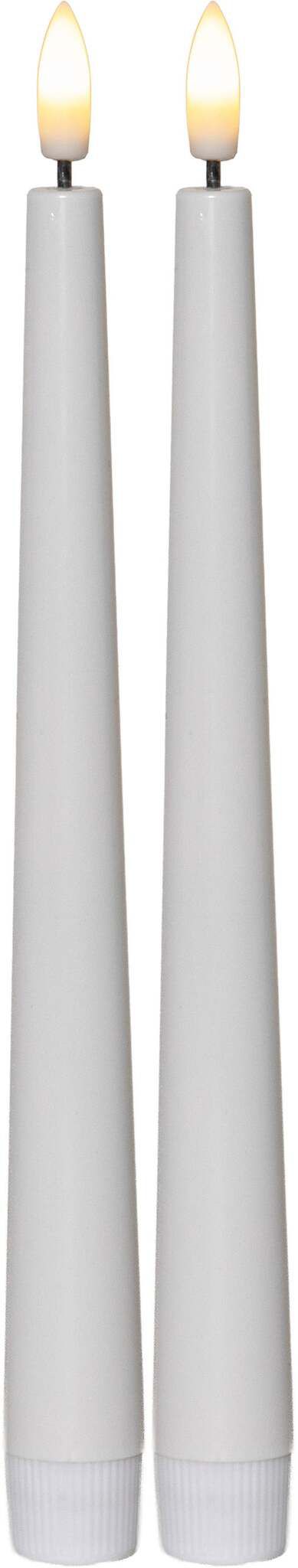 LED Dinner Kerze 2 pack Flamme Candy - Indoor, 26 cm Höhe,Timerfunktion