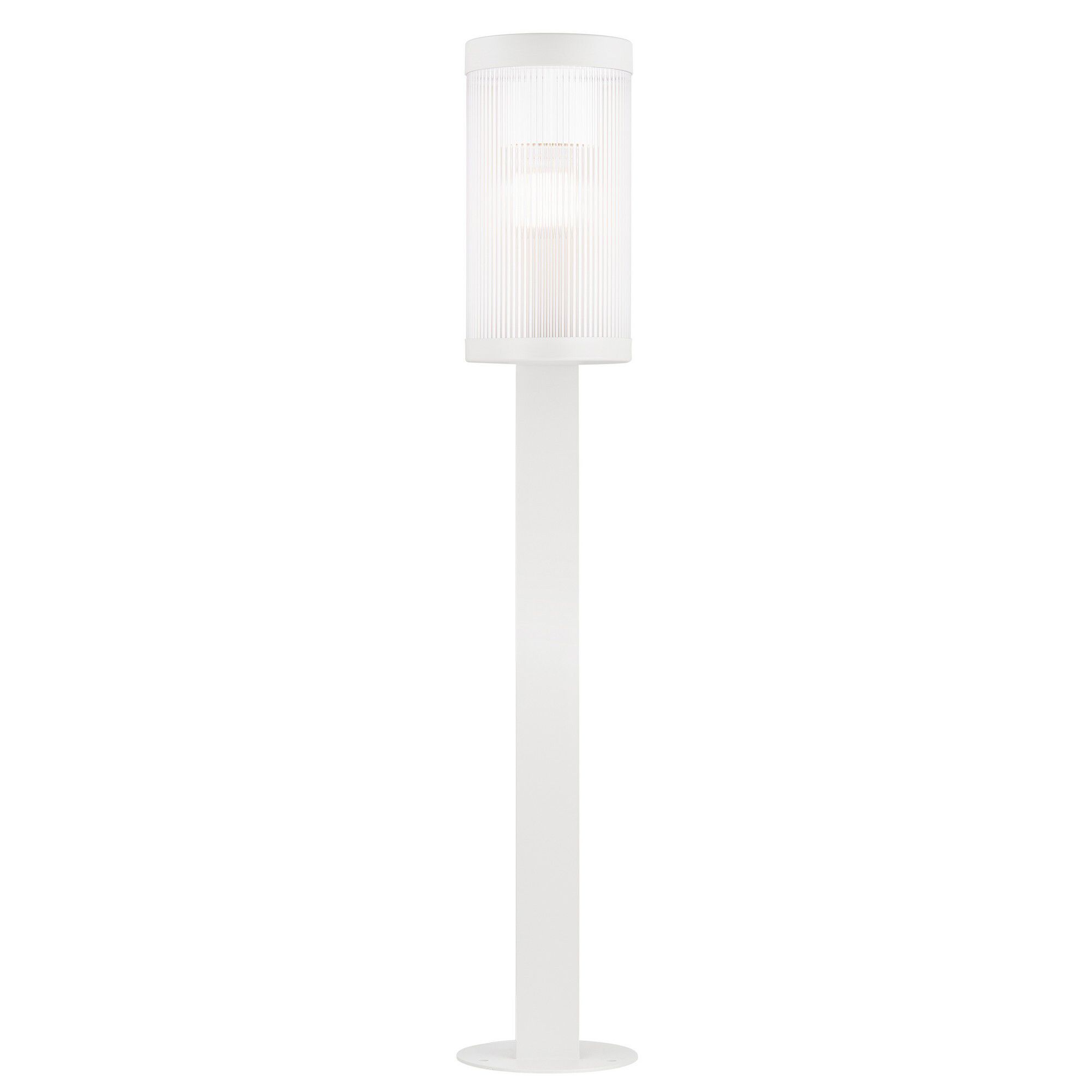 Wegleuchte COUPAR - 1xE27 (exklusiv), max.25W, IP54, weiss, dimmbar (optional Leuchtmittel), D=145mm, H=800mm