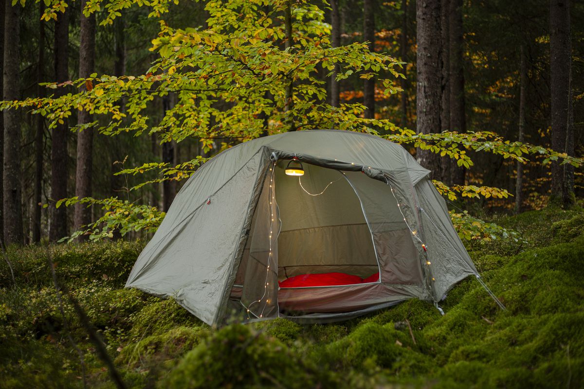 Akku Lichterkette Rondo - IP44, Warmweiss,Grün