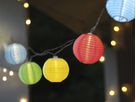 Lichterkette Festival Netzbetrieben - IP44 - Stecker IP55, Warmweiss, 10 LED's, 450cm