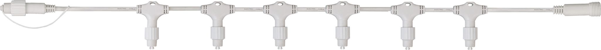 System LED Extra, Stem Cable, 200cm - Weiss, mit 20 Schraubverbindungen