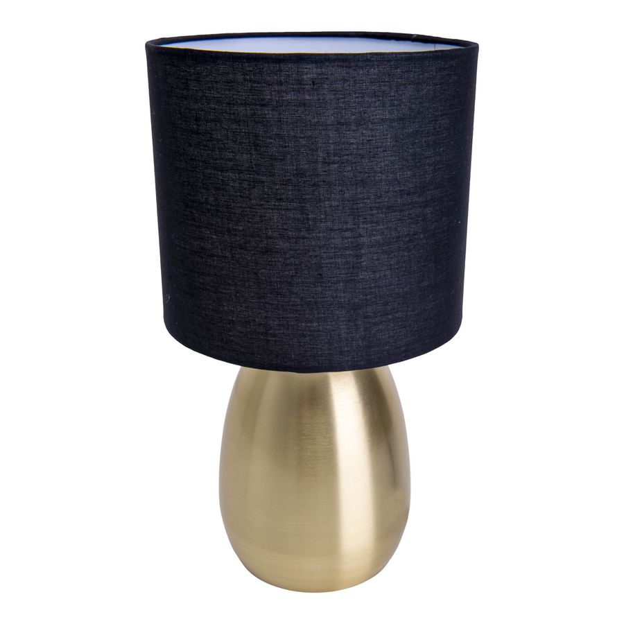 Tischleuchte Aurum H: 33 cm gold schwarz - E14, 40W, IP20