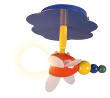 Kinder-Decken und Wandleuchte Fliege Mimmi - IP20, E14, multicolor