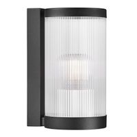 Wandleuchte COUPAR - 1xE27 (exklusiv), max.25W, IP54, schwarz, dimmbar (optional Leuchtmittel), D=130mm, H=250mm