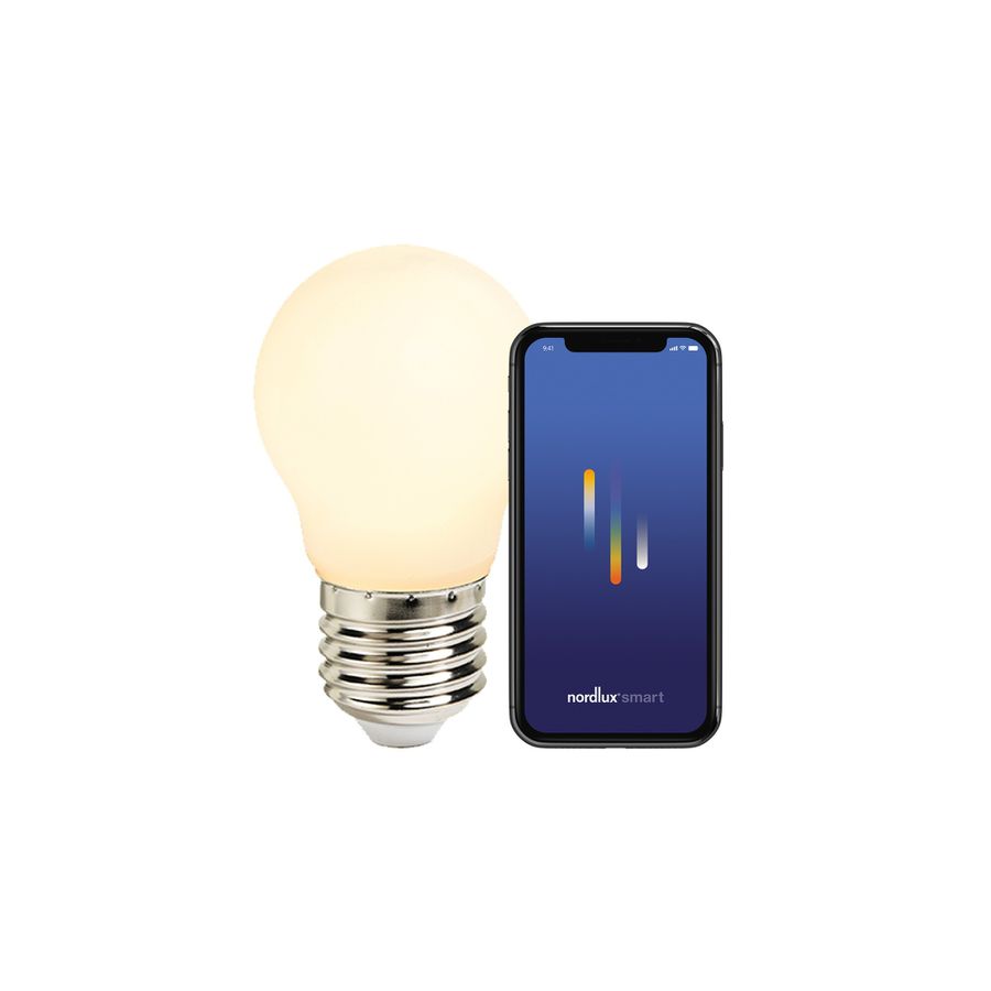LED-Leuchtmittel Smart, E27, G45, Fil., We. - 4.7W ,2200-6500K, IP20