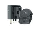 Alpha Europe USB Charger A/C - Out: CH, Schuko, IT, UK, BRA, USA, AUS/China, In: CH, Schuko, IT, UK, BRA, USA/Japan, AUS/China