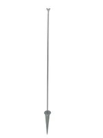 Lance de terre de jardin pour TWINKY Spot - Edelstahl-Spiess, Tragfähigkeit max. 4 Spots, L=670mm